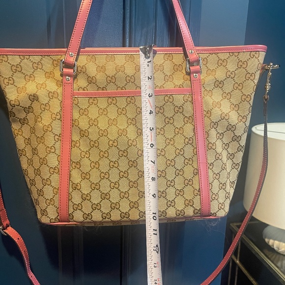 Authentic Gucci GG Canvas Medium Joy Tote - Picture 4 of 10